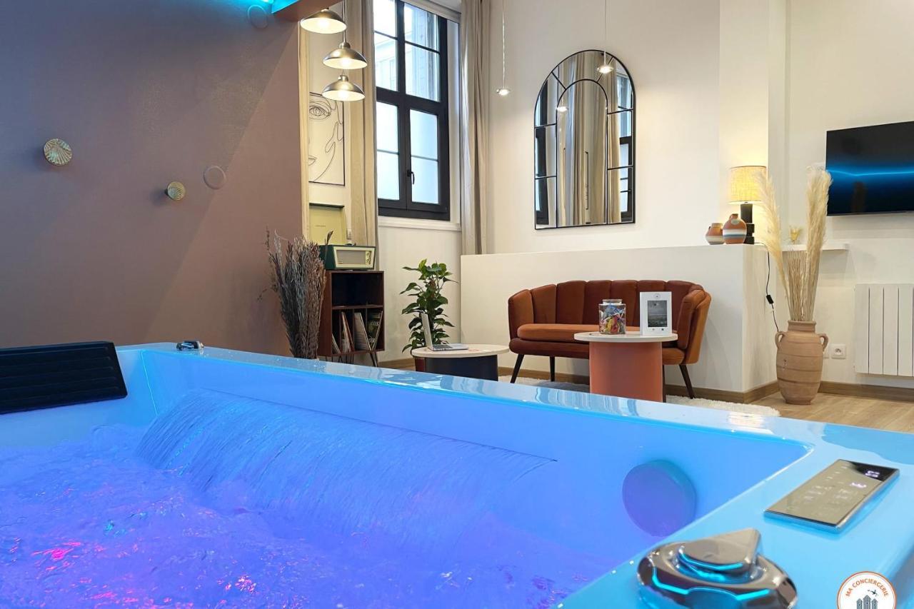 L'Orient-Express - Jacuzzi Spa - Parking - Loft Le Havre Eksteriør billede