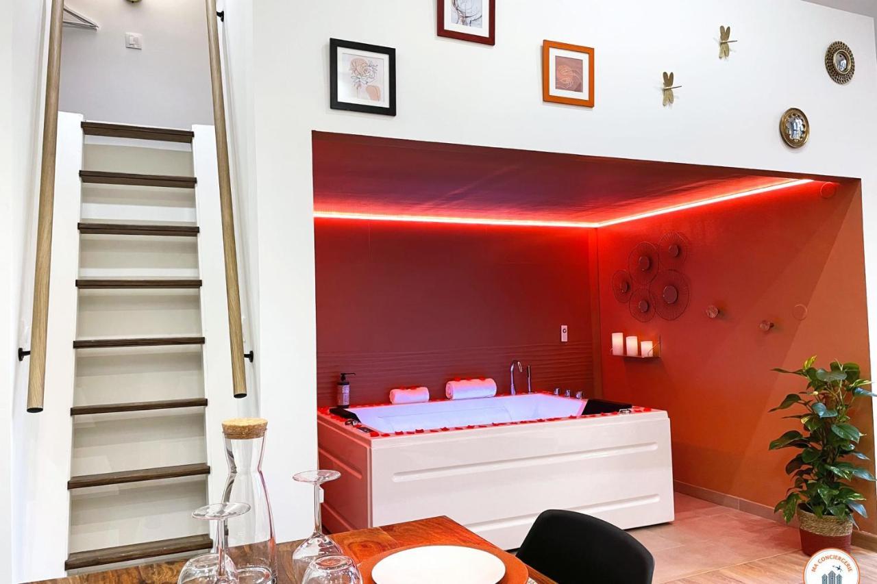 L'Orient-Express - Jacuzzi Spa - Parking - Loft Le Havre Eksteriør billede